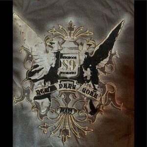 DKNY mens black T-shirt sz XL